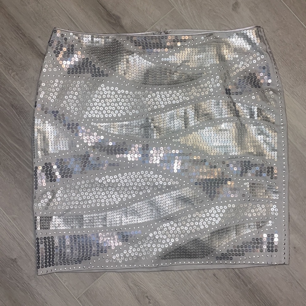 White House Black Market sequin skirt size 12
